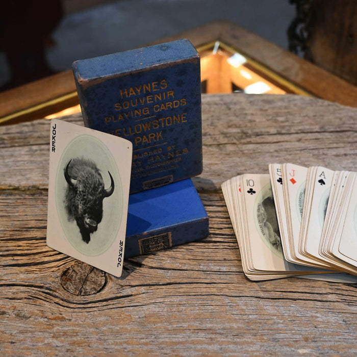 1904 F.J. Haynes Yellowstone Souvenir Playing cards