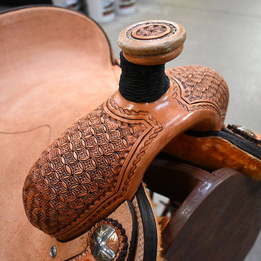 14" TESKEY'S TEAM ROPING SADDLE Saddles - New Teskey's Saddlery