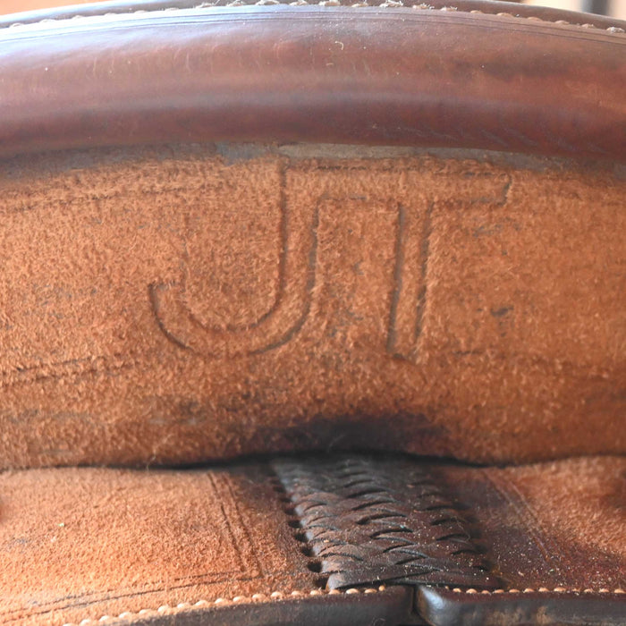 17" USED DOUG HARRIGAL RANCH CUTTER SADDLE Saddles - Used Doug Harrigal