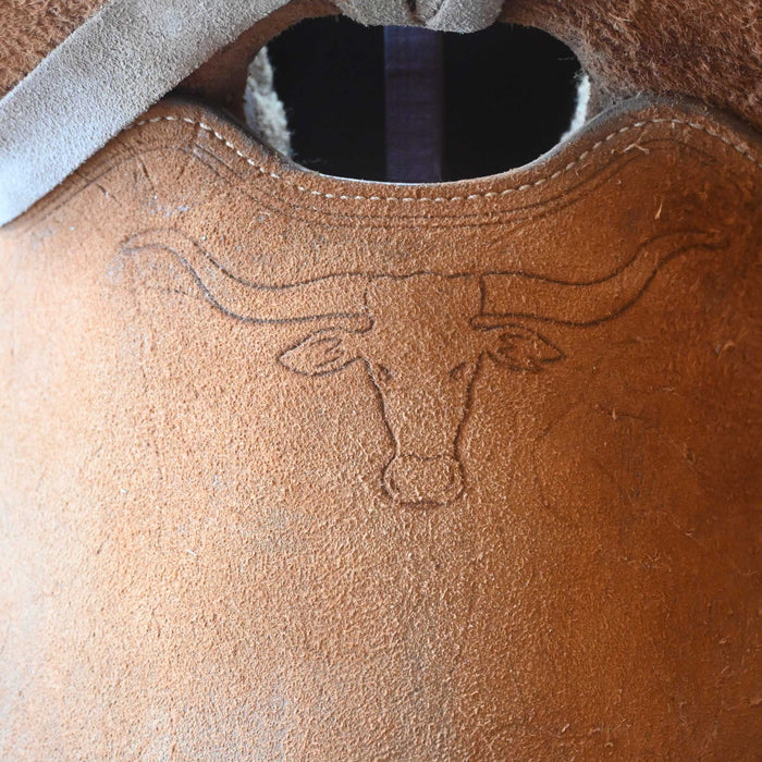 17" USED DOUG HARRIGAL RANCH CUTTER SADDLE Saddles - Used Doug Harrigal