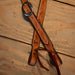 Ross Bullinger 3/4" Natural Tooled Slit Ear Headstall Tack - Headstalls Ross Bullinger