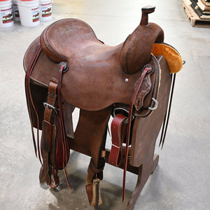 16" TESKEY'S PRO CUTTER RANCH CUTTER SADDLE Saddles Teskey's Saddlery