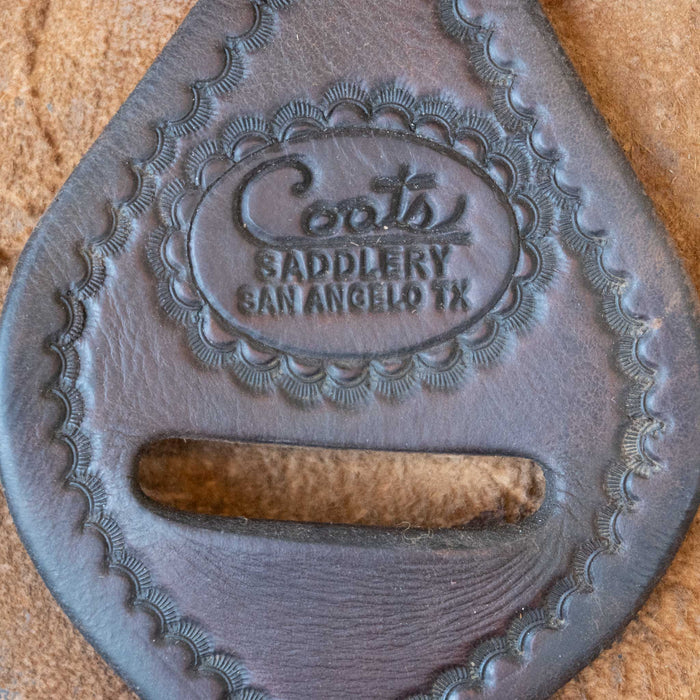 15" USED COATS TEAM ROPING SADDLE