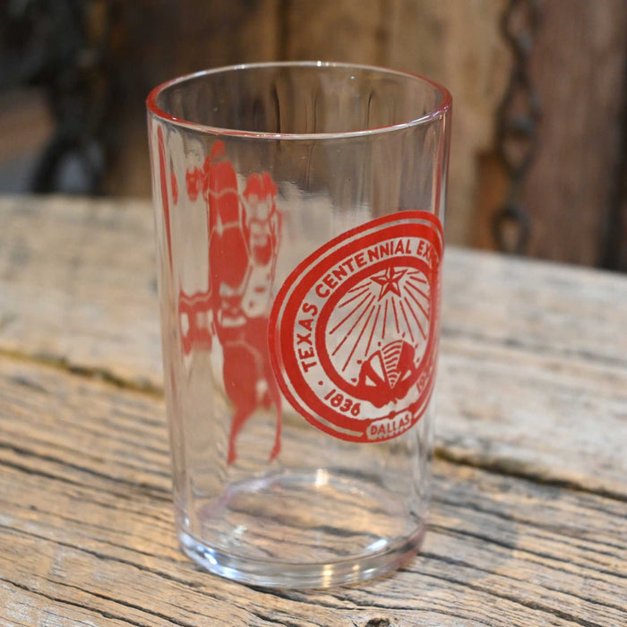 1836-1936 Texas Centennial Exposition Souvenir Juice Glass