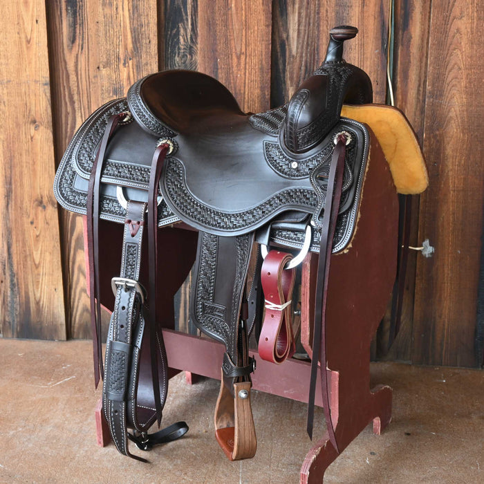 15.5" JEFF SMITH BUSTER WELCH RANCH CUTTER SADDLE Saddles - New Jeff Smith