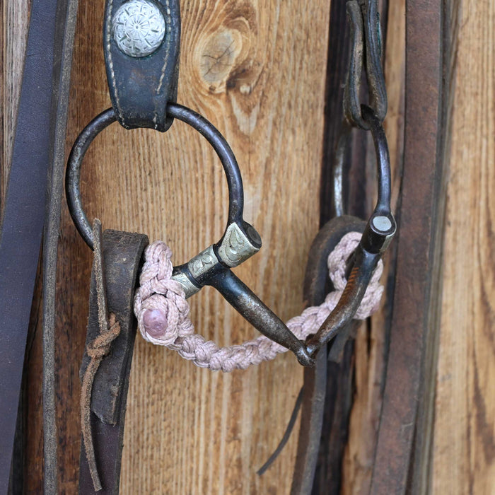 D-Ring Smooth Snaffle Bridle Rig w/Single Ear Headstall