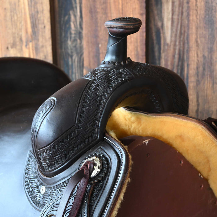 15.5" JEFF SMITH BUSTER WELCH RANCH CUTTER SADDLE Saddles - New Jeff Smith