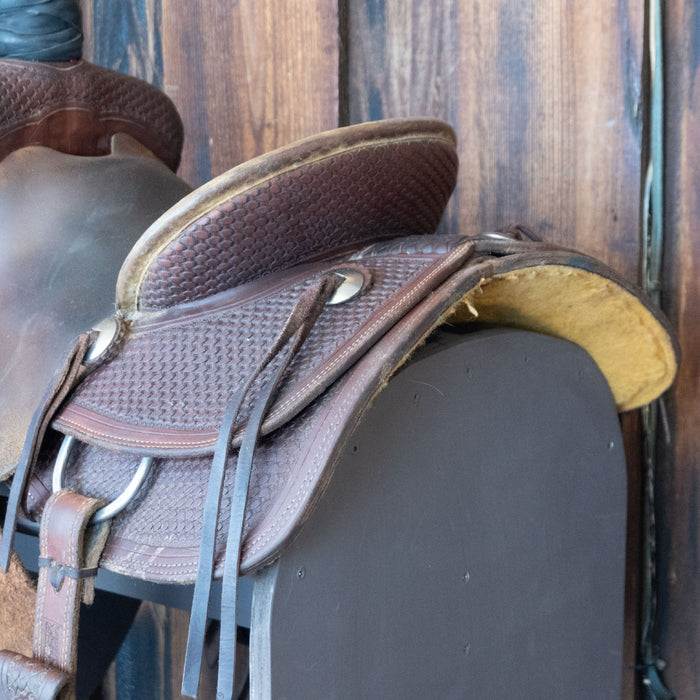 12.5" USED TESKEY'S JR RANCH ASSOCIATION SADDLE
