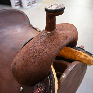 16" TESKEY'S PRO CUTTER RANCH CUTTER SADDLE Saddles Teskey's Saddlery