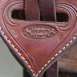 15.5" USED JEFF SMITH RANCH CUTTER SADDLE Saddles Jeff Smith   