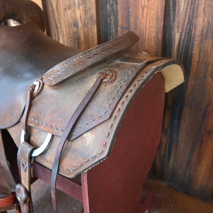16" USED JEFF SMITH CUTTING SADDLE Saddles - Used Jeff Smith