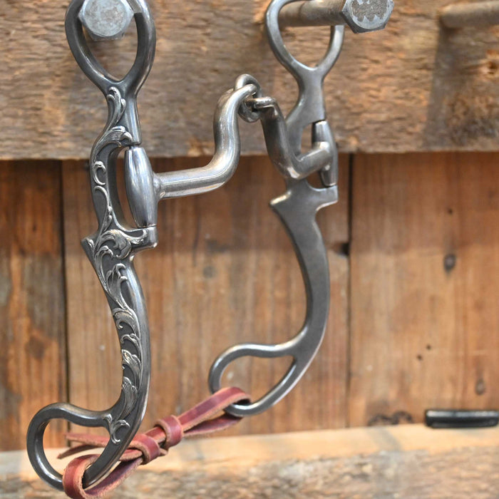 Brandon Anthony Silver Mounted Ported Snaffle Bit