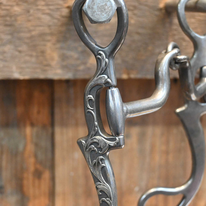 Brandon Anthony Silver Mounted Ported Snaffle Bit