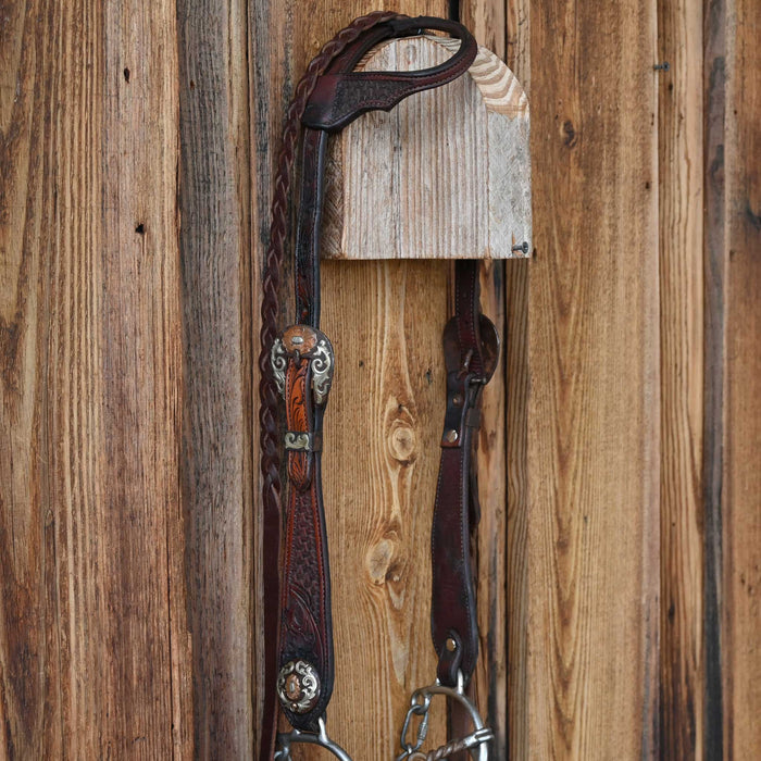 Twisted Wire Dogbone Bridle Rig w/Single Ear Headstall