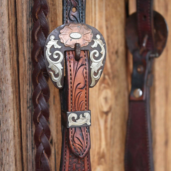 Twisted Wire Dogbone Bridle Rig w/Single Ear Headstall