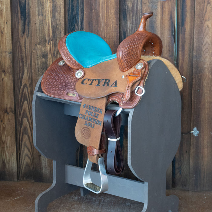 13" USED TESKEY'S BARREL SADDLE