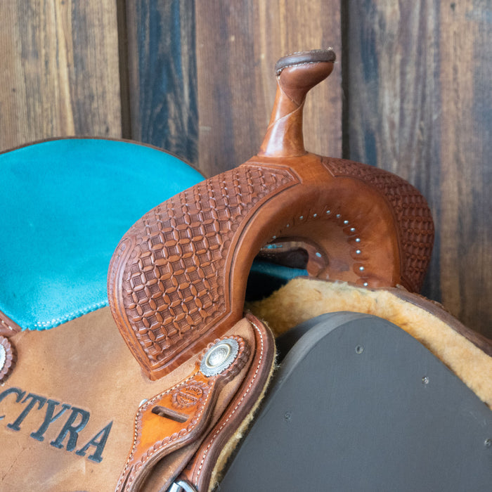 13" USED TESKEY'S BARREL SADDLE
