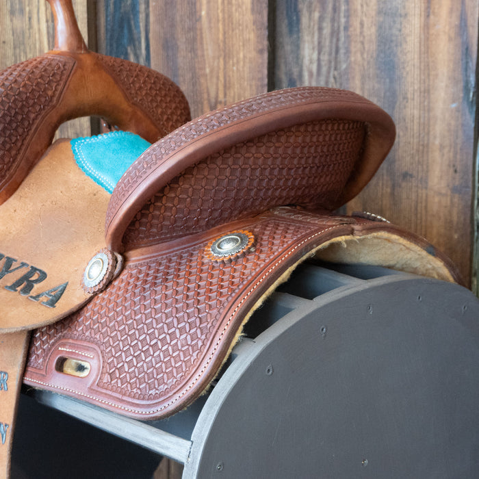 13" USED TESKEY'S BARREL SADDLE