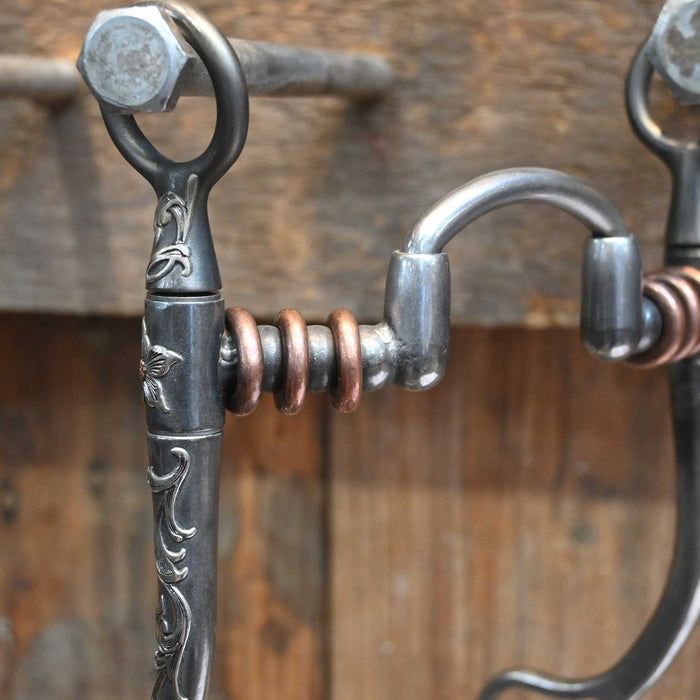 Brandon Anthony Silver Mounted Correction Copper Rings Bit