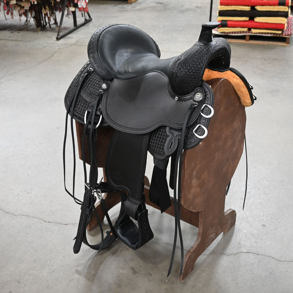 16" CIRCLE Y DARK RIDER FLEX2 TRAIL SADDLE
