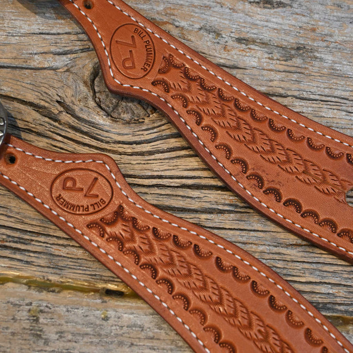 Handmade Bill Plummer Spur Straps w/Kerry Kelley Buckles Tack - Spur Straps Bill Plummer