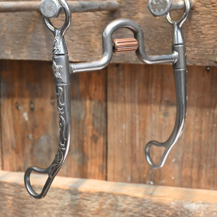 Brandon Anthony Silver Mounted Rod Square Port w/Cricket Bit