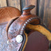 14.5" USED JUDD MILLER TEAM ROPING SADDLE Saddles - Used Judd Miller Custom Saddlery