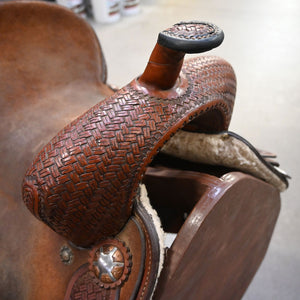 14" USED SEVEN BARREL SADDLE Saddles Seven Saddle