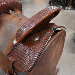 14" USED SEVEN BARREL SADDLE Saddles Seven Saddle