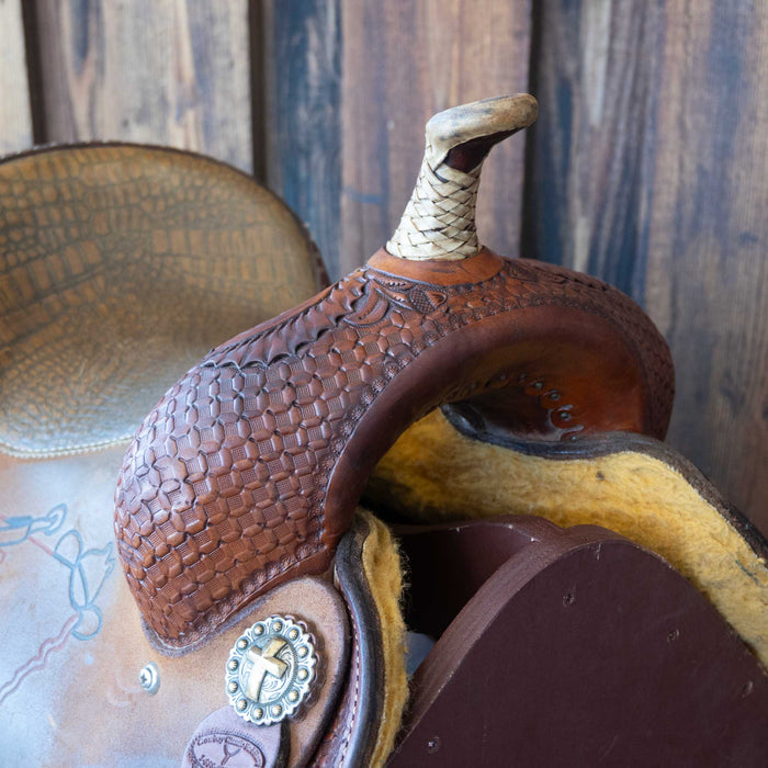 13.5" USED COWBOY CLASSIC BARREL SADDLE