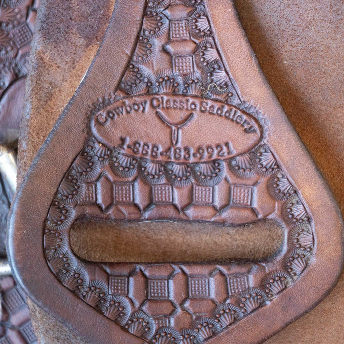 13.5" USED COWBOY CLASSIC BARREL SADDLE