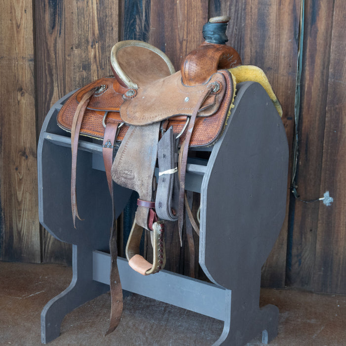 10" USED R BAR B YOUTH SADDLE