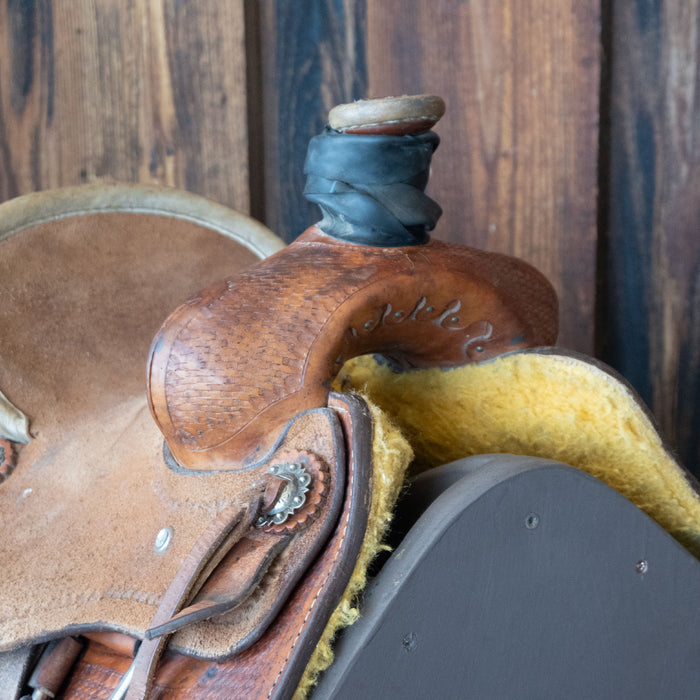 10" USED R BAR B YOUTH SADDLE
