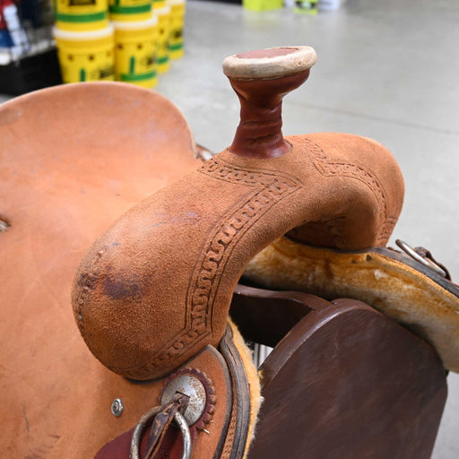 15.5" USED HENDERSON CUSTOM RANCH SADDLE Saddles - Used Henderson Custom Saddle