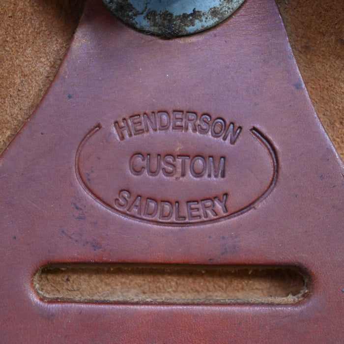 15.5" USED HENDERSON CUSTOM RANCH SADDLE Saddles - Used Henderson Custom Saddle