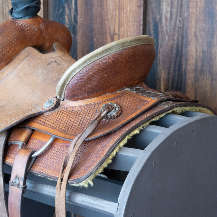 10" USED R BAR B YOUTH SADDLE