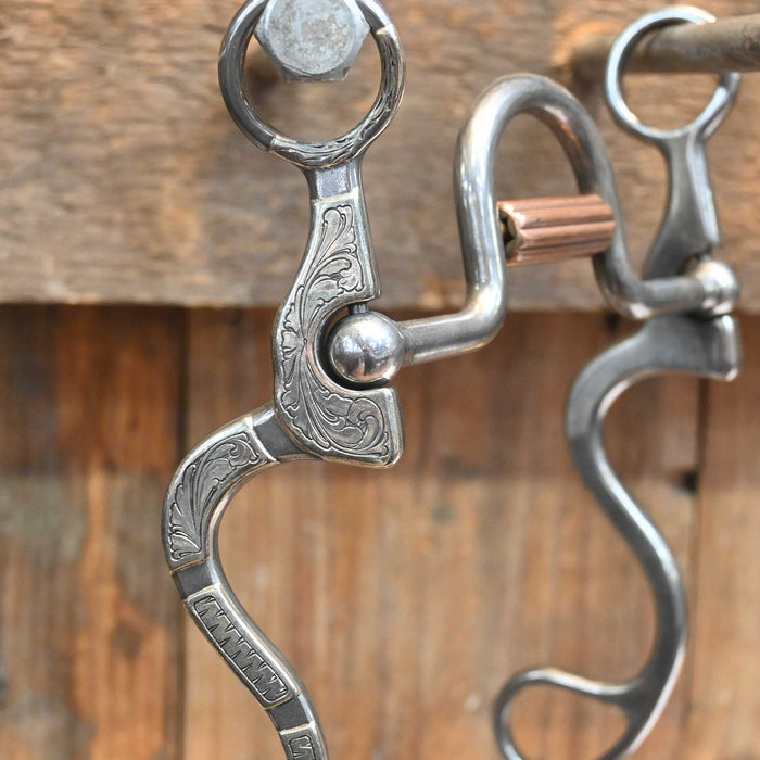 Brandon Anthony Silver Mounted  Port w/Cricket Bit