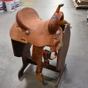 14" USED TESKEY'S BARREL SADDLE Saddles Teskey's Saddlery