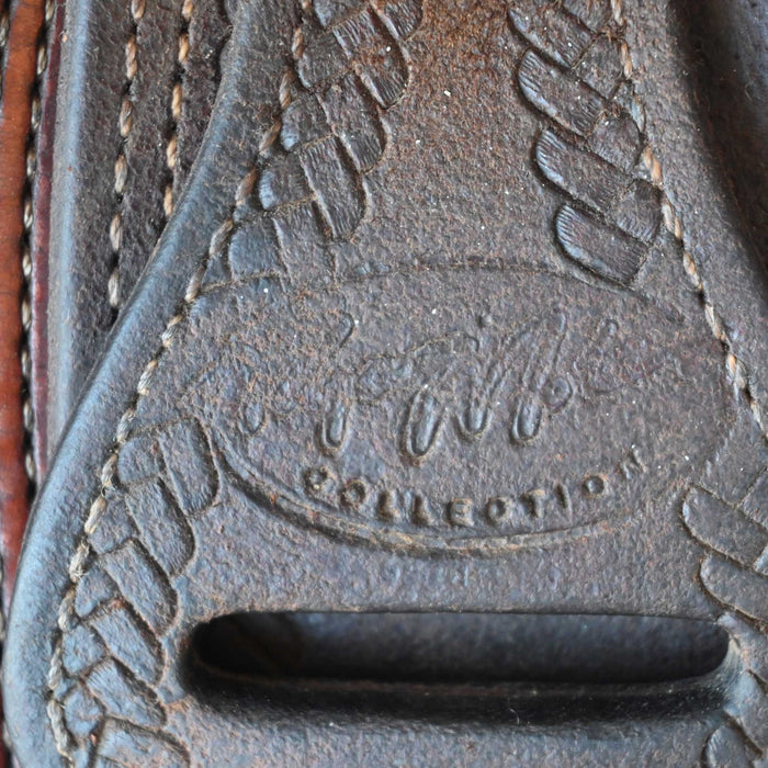 15" USED RYAN MOTES TEAM ROPING SADDLE Saddles - Used Ryan Motes