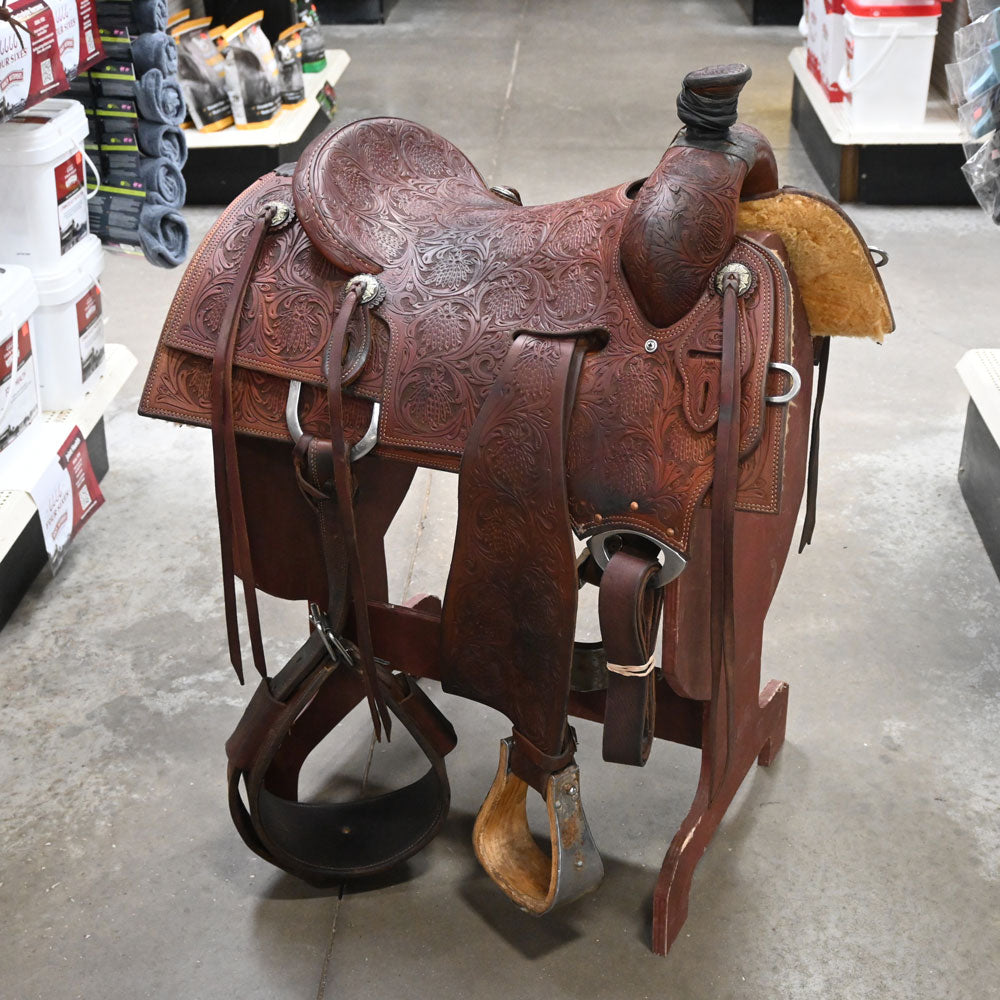 15.5" USED CACTUS RANCH SADDLE