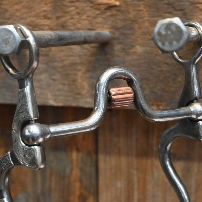 Brandon Anthony Silver Mounted  Port w/Cricket Bit