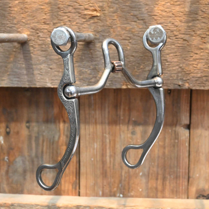 Brandon Anthony Silver Mounted  High Port w/Cricket Bit