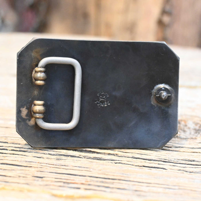 Turtle Jones Turquoise Belt Buckle