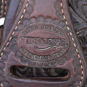 14" USED TESKEY'S BARREL SADDLE Saddles Teskey's Saddlery