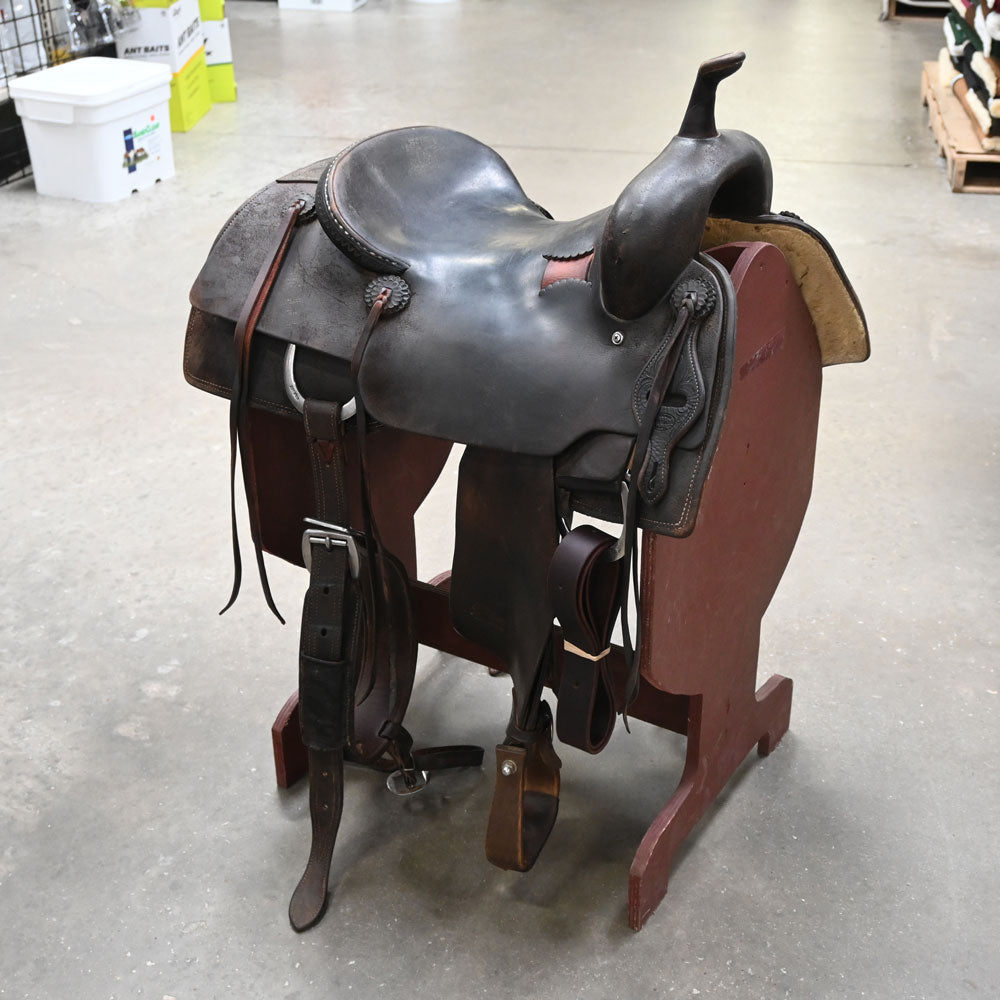 16" USED JEFF SMITH CUTTING SADDLE