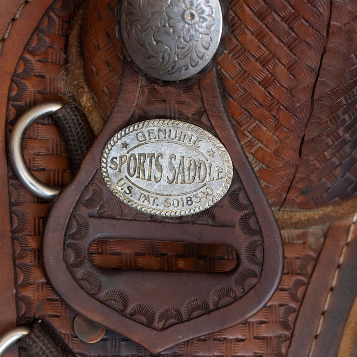 13.5" USED GENUINE SPORT TREELESS BARREL SADDLE