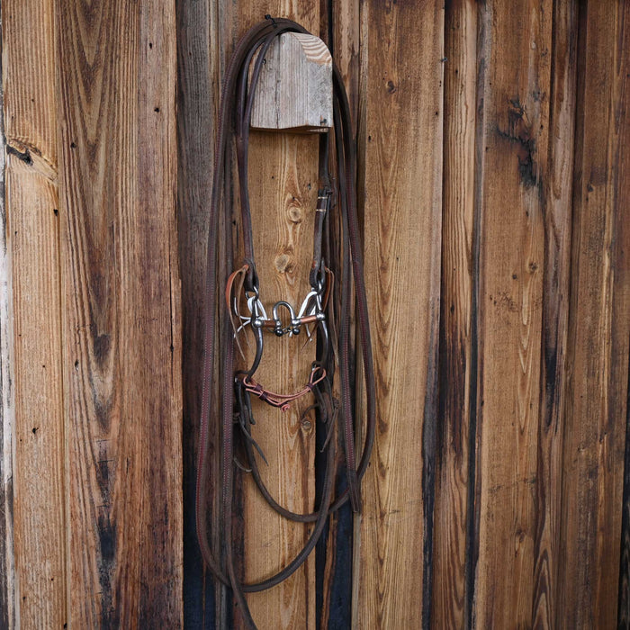 Kerry Kelley 65 20 Full Drop Bridle Rig w/Split Ear Headstall