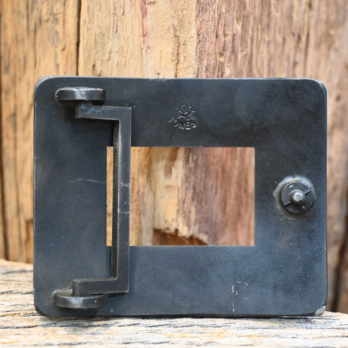 Turtle Jones Silver & Copper Mounted Belt Buckle