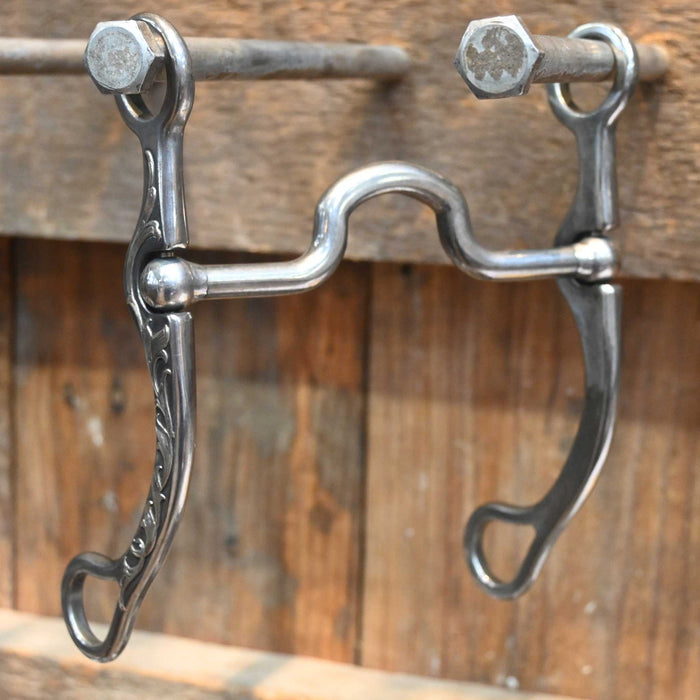 Brandon Anthony Silver Mounted Solid Square Port Bit