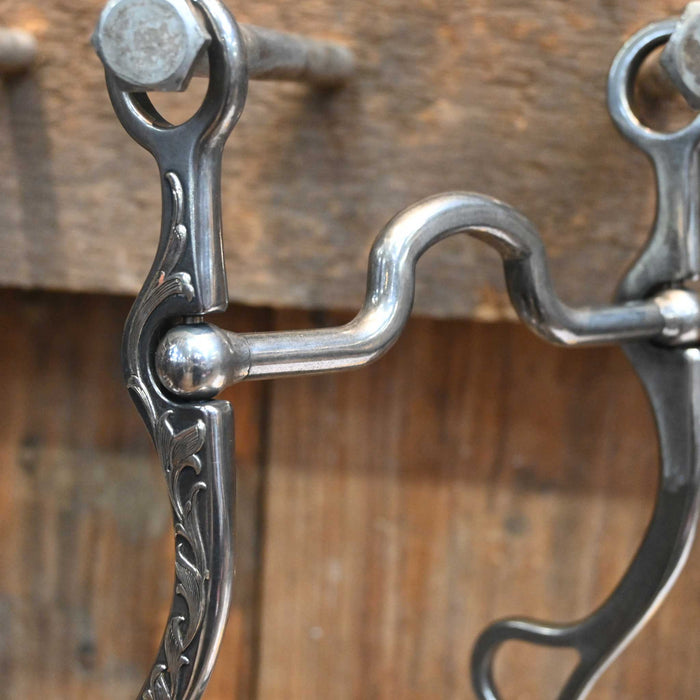 Brandon Anthony Silver Mounted Solid Square Port Bit